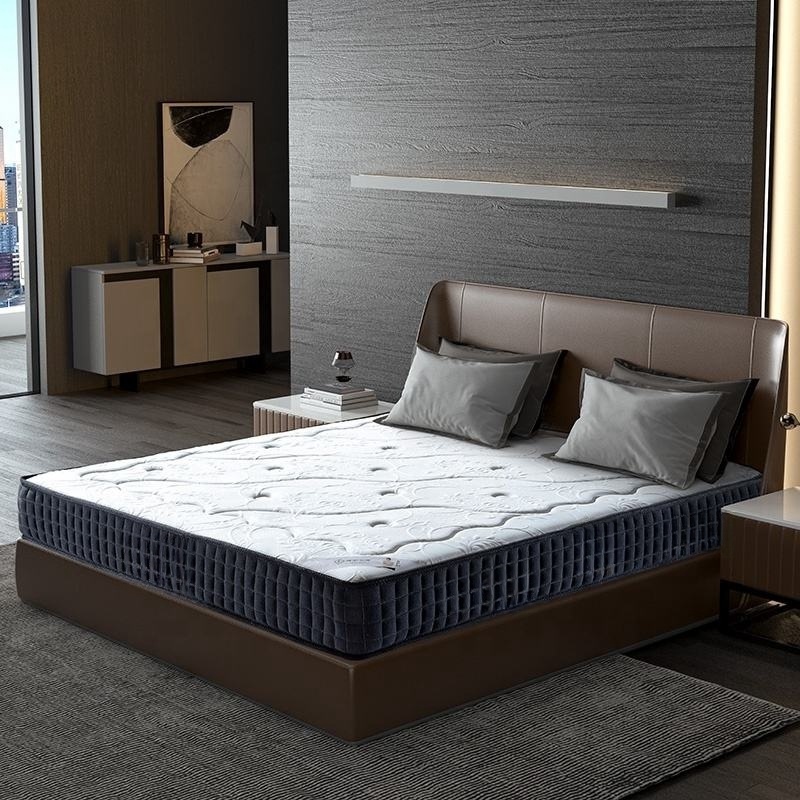 Euro Top King Coil Top Quality Best Price Mattress Pocket Spring Mattress with Gel Memory Foam Mattress