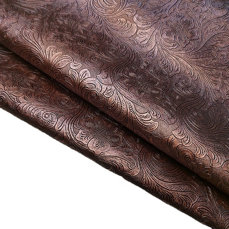 Thin Carved Embossed PVC Faux Synthetic Leather Fabric Sheets for Hair Bow Bags Shoes Crafts