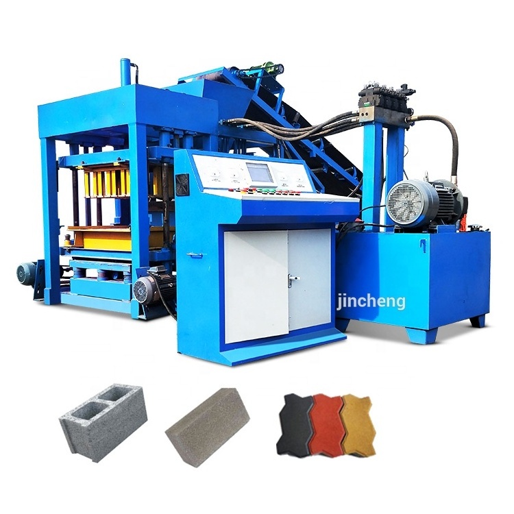 QT4-A Automatic hollow block making machine concrete brick maker