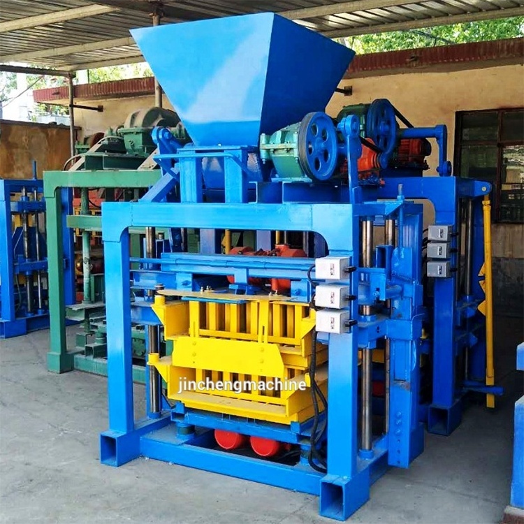 paver brick maker machine price QT4-35 automatic cement concrete interlocking hollow block brick making machinery