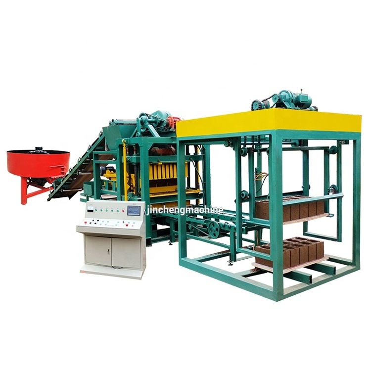 Cement block machine price QT4-25 brick machine making automatic concrete blocks