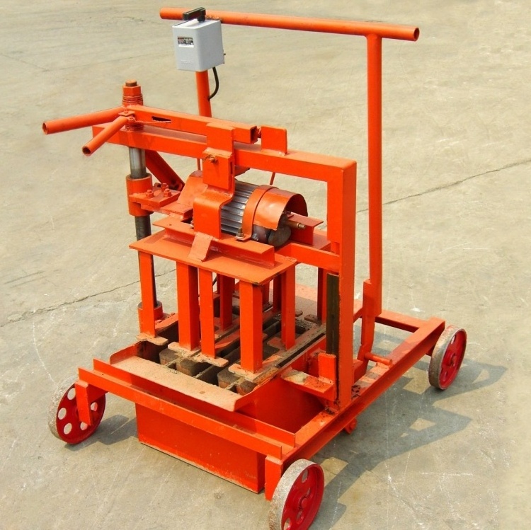 Small egg laying concrete block making machine