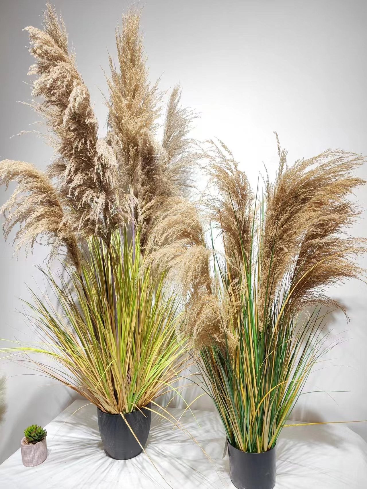 artificial onion grass of reed 180 cm with 9 heads