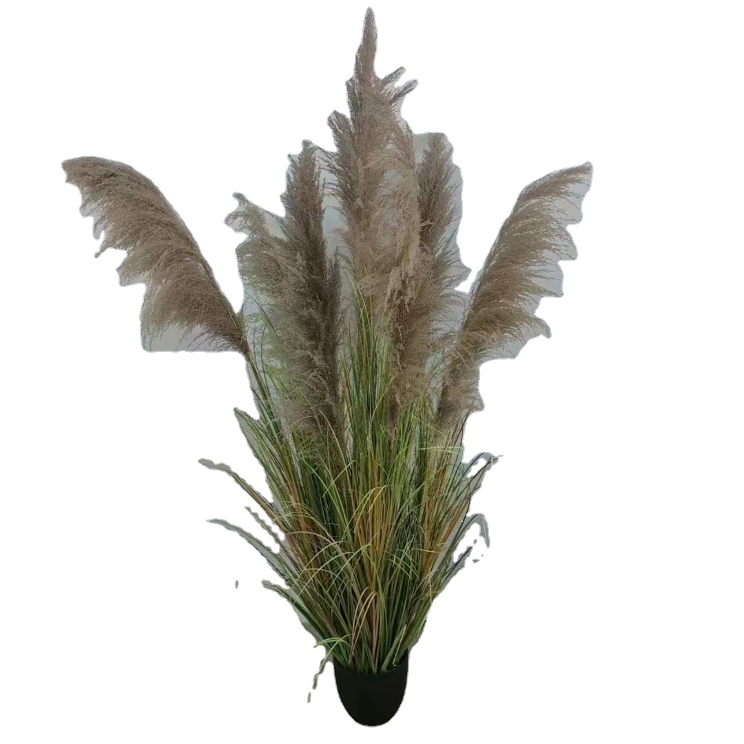 artificial onion grass of reed 180 cm with 9 heads