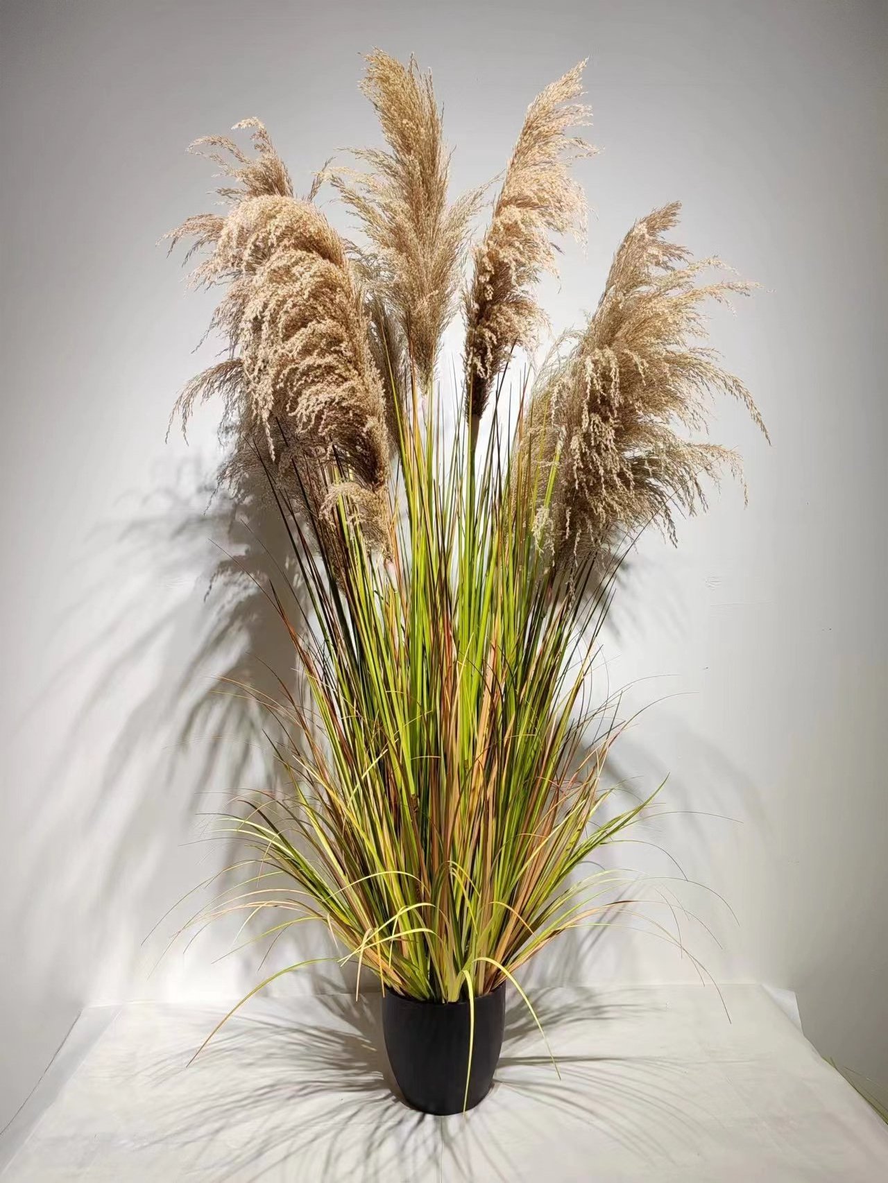 artificial onion grass of reed 180 cm with 9 heads