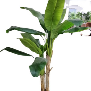 artificial banana tree potted for hotel or wedding or restaurant or tourist attraction