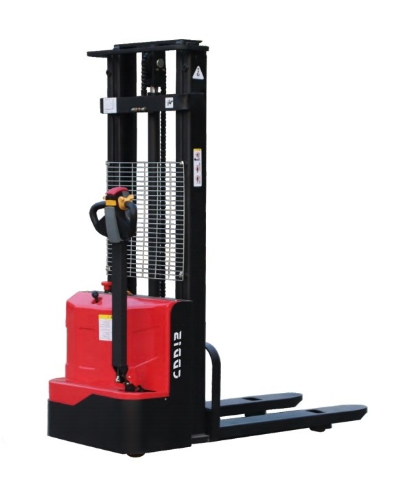 1.5 Ton Electric Pallet Stacker CDD12/15 Stand-Up Forklift Good Condition for Manufacturing Plants Made in China