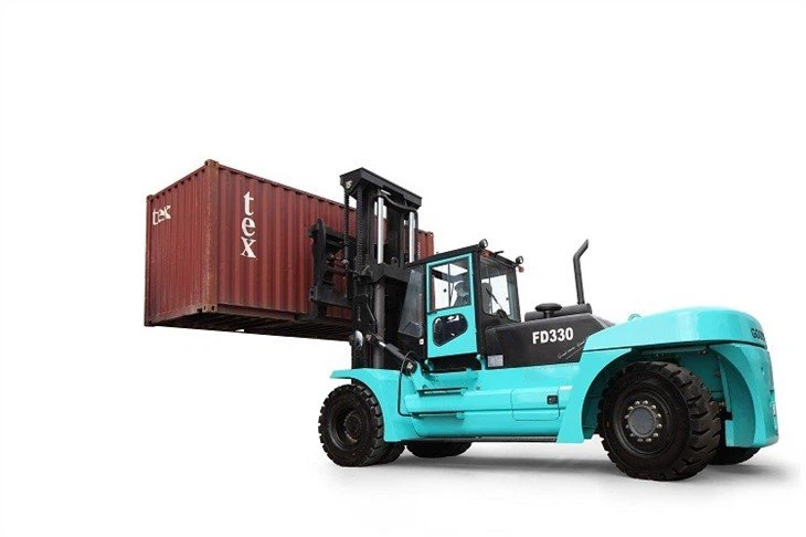 Low Price Heavy Duty Forklift Carriage 30Ton Diesel Forklift with Japanese Engine