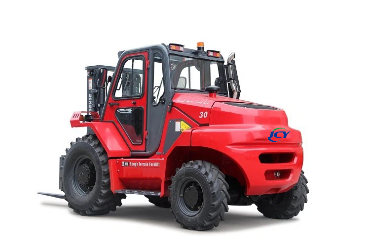 China 3 Ton Forklift Off Road 4WD 4x4 All Rough Terrain Forklift Diesel Forklift Truck  for Sale