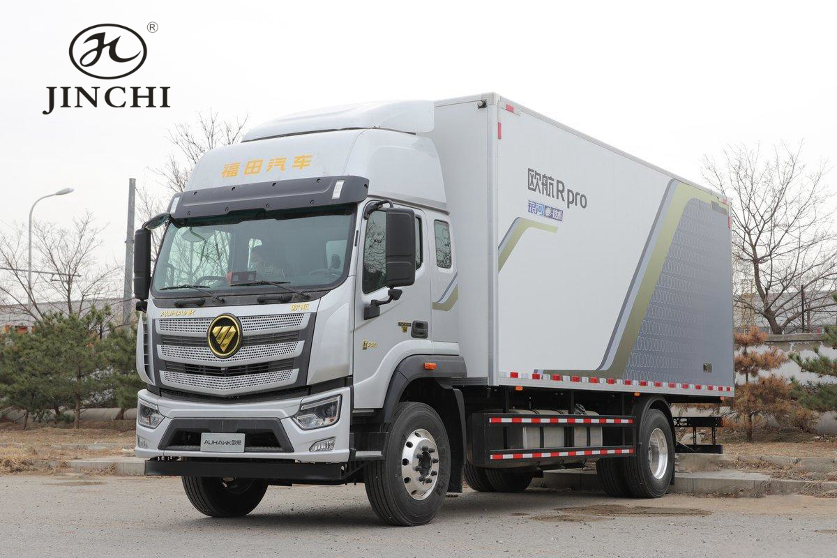 Foton Auhawk Medium duty 4x2 18 tons 9.8 Meters van cargo trucks with Air Suspension Driver's Seat for cold transport