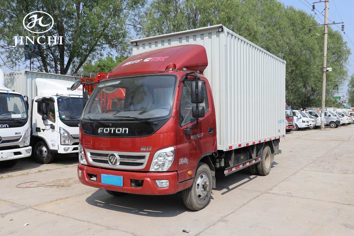 Foton OLLIN CTX China Low Price Light 1-10 Ton Lorry Truck Van Diesel 4x2 Euro 6 Small box Cargo truck