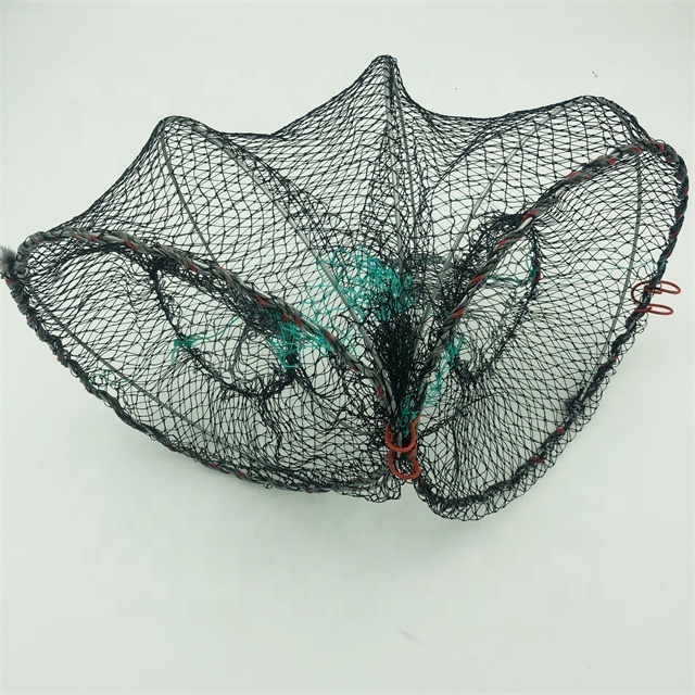 Chinese supplier lobster traps fishing cage wire bottom fish trap net