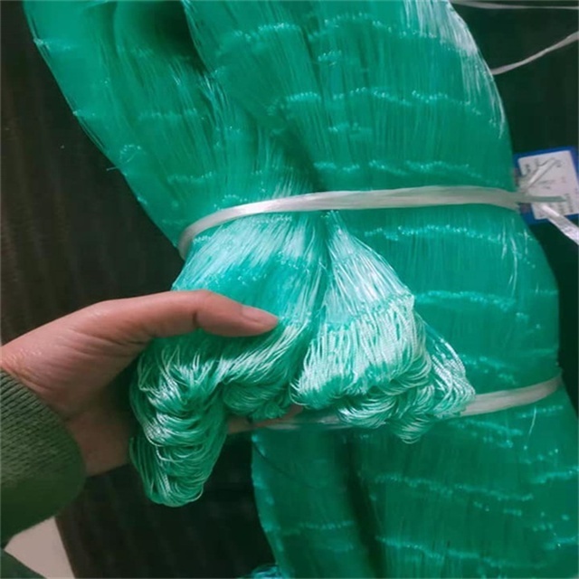 Fishing net 1 cm 50md knotted green nylon monofilament fishing nets