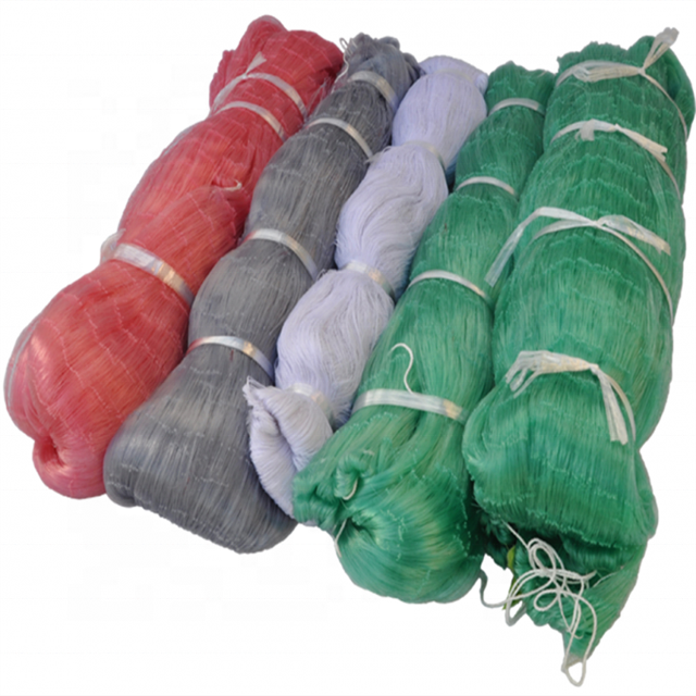 Factory sale net fishing 0.2mm 100 meter nylon monofilament fishing net