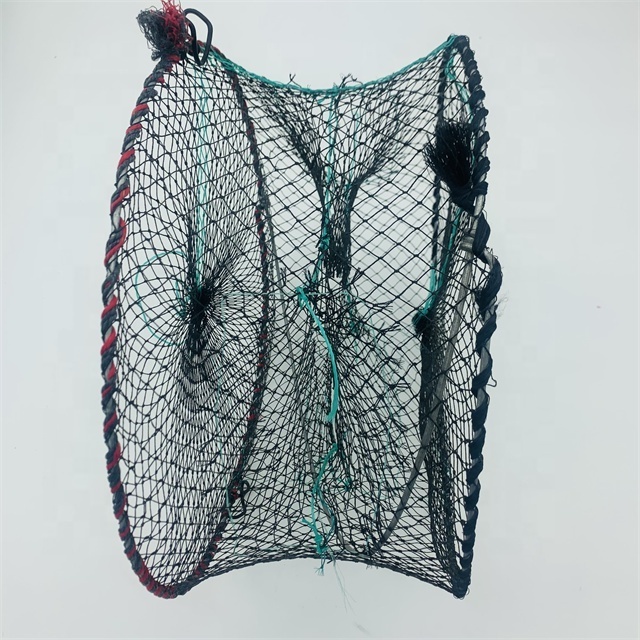 Chinese supplier lobster traps fishing cage wire bottom fish trap net