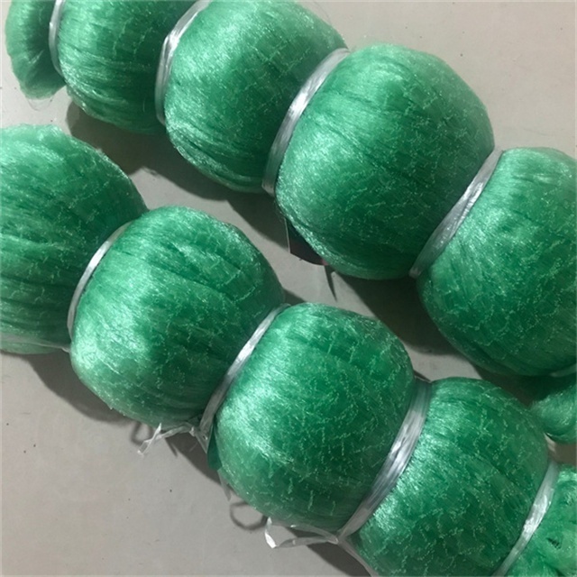 Fishing net 1 cm 50md knotted green nylon monofilament fishing nets