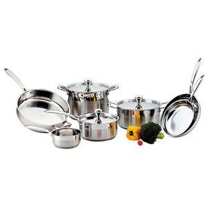 China Manufacturer Restaurant Bar Kitchen Cookware Sets Stainless Steel Clay Pasta Cooking Pot