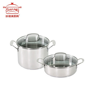 Wholesale German Italian Cookware Stainless Steel 304 Triply Cookware Set