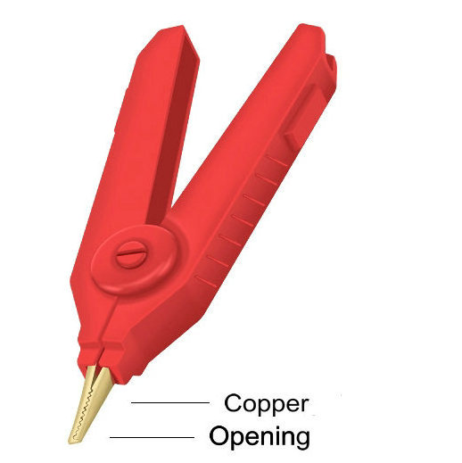 insulated stainless steel Electrical Copper battery Crocodile Plastic Alligator Clip with Boots