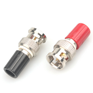 BNC Male to Single Binding Post banana socket Coaxial Adapter