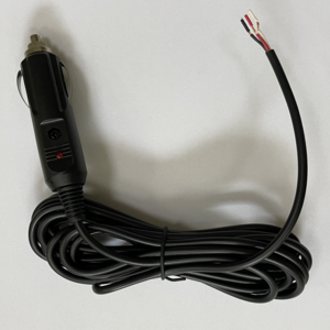 12v-24v Car Charger Auto Power Supply Cable Cigarette Lighter Male Plug Lighter Power Cable