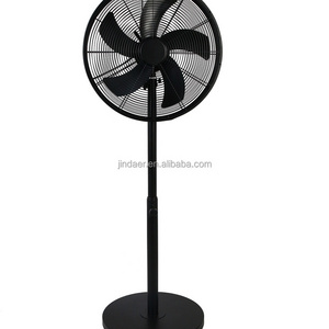 Electric Stand Fan 16 Inch Pedestal Retro Fan With Metal Blade and Metal base Metal Floor Fan