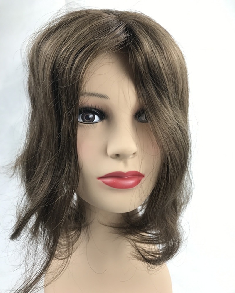 Best Grade Custom Made Units 12inch Women Human Hair Systems Toupee for Wholesale