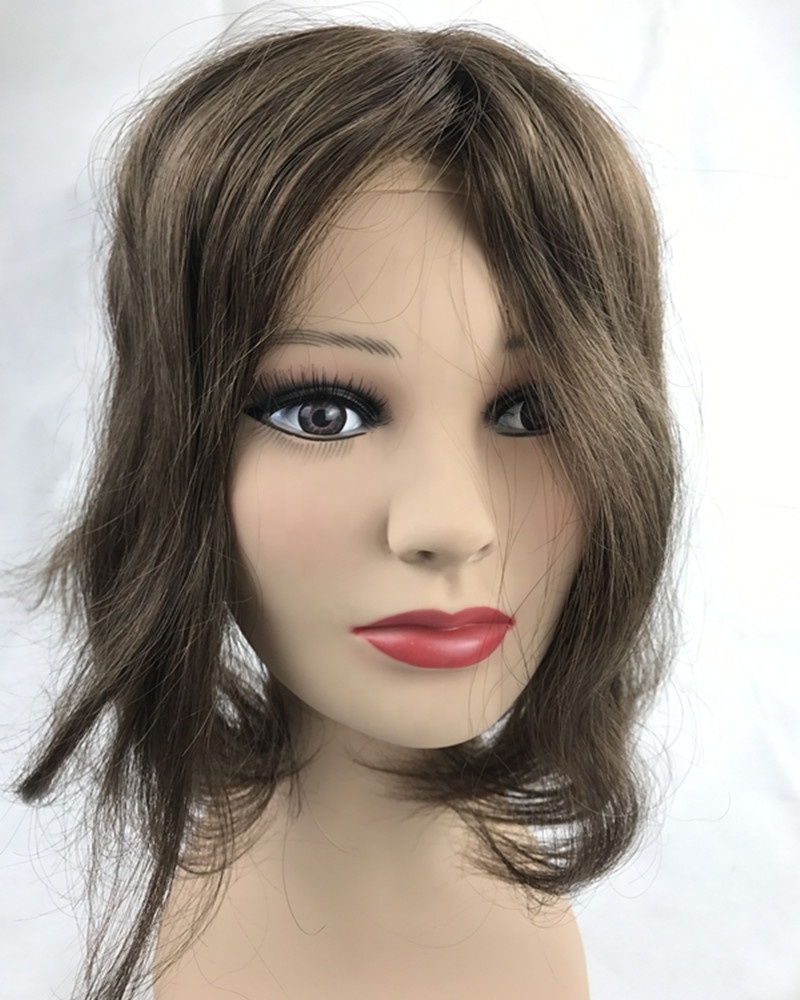 Best Grade Custom Made Units 12inch Women Human Hair Systems Toupee for Wholesale