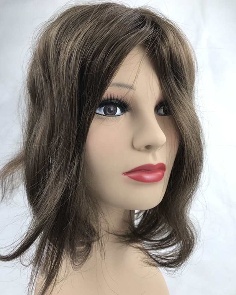 Best Grade Custom Made Units 12inch Women Human Hair Systems Toupee for Wholesale