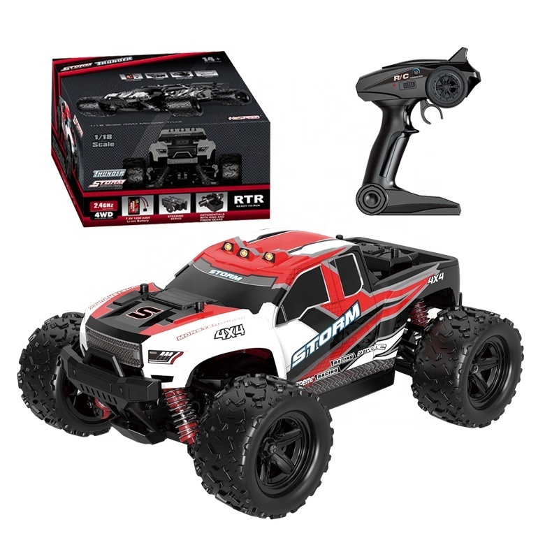 Hot Sale 2.4g Electric Toys 4wd Hobby Racing Monster Truck 1/18 Rc Car With High Speed