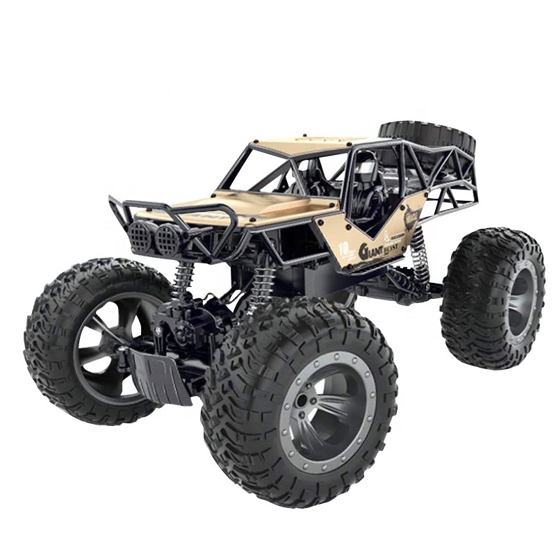 Big Size RC Rock Crawler Metal Monster Truck 1:10 4WD Amphibious Off Road Car