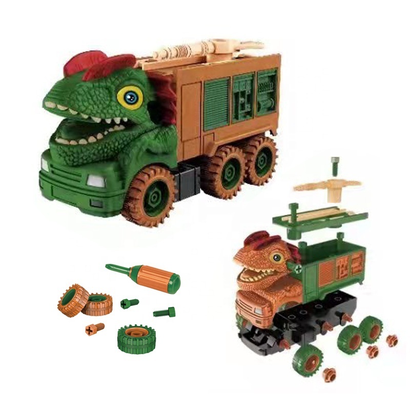 New Dinosaur Inertia Powered Animal Car Six Wheel Dino Toys Vehicle For Boys