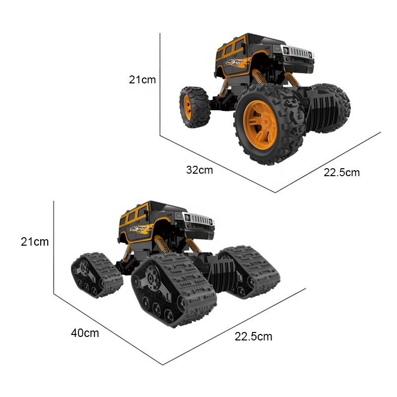 Wholesale Boys Toy Vehicle Two Different Tires Off-road Truck 1:12 Scale 4x4 Crawler Rc Car