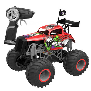 RC Racing Car Rechargeable 2.4G Radio Control Big Wheels 1/16 Scale Big Wheel CAR Remote Toys With Usb Cable