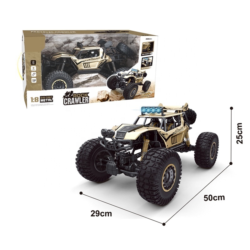 Carros Control Remoto 1:8 Scale Alloy 4WD High Speed Climbing Rc Radio Control Toy Cars