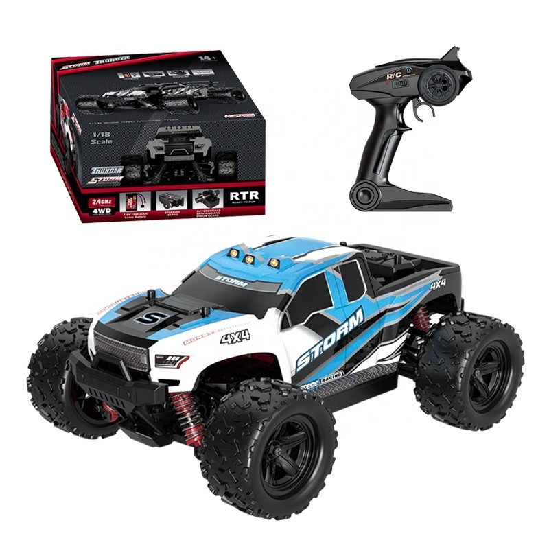 Hot Sale 2.4g Electric Toys 4wd Hobby Racing Monster Truck 1/18 Rc Car With High Speed