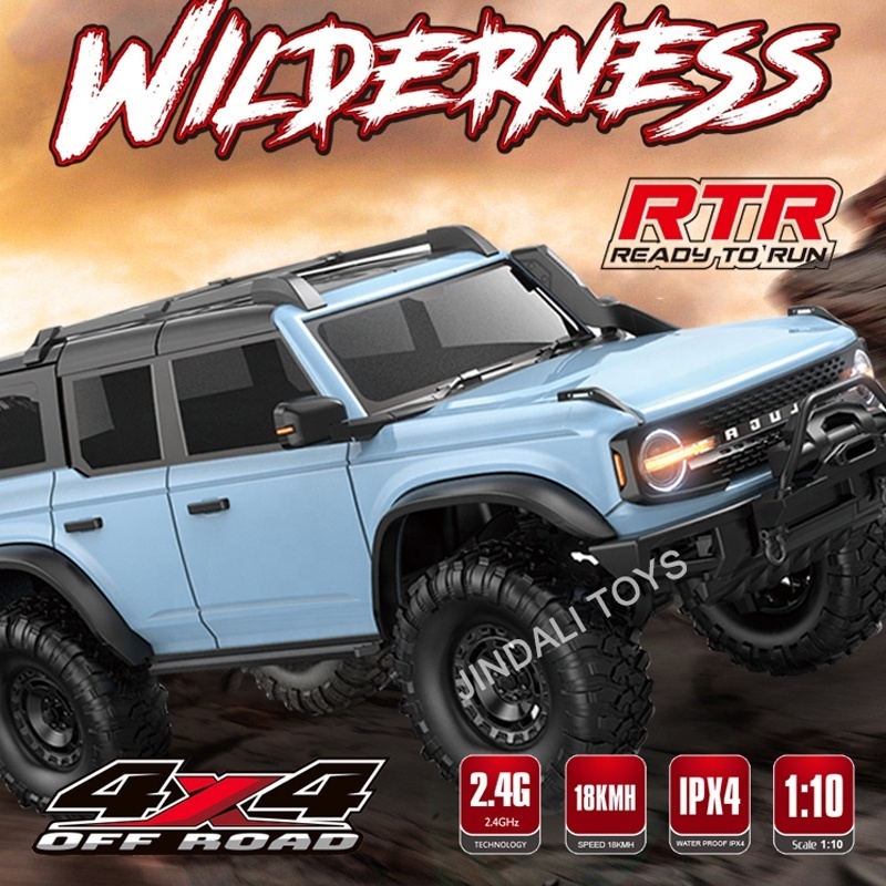 1:10 Scale Rc Car Profession 4x4 High Speed 18Km/h Rock Off-road Rc Truck