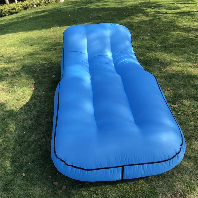 Manufacturers Supply Outdoor Lazy Inflatable Sofa Foldable Portable Air Inflatable Couch Lounge Sofa Bed