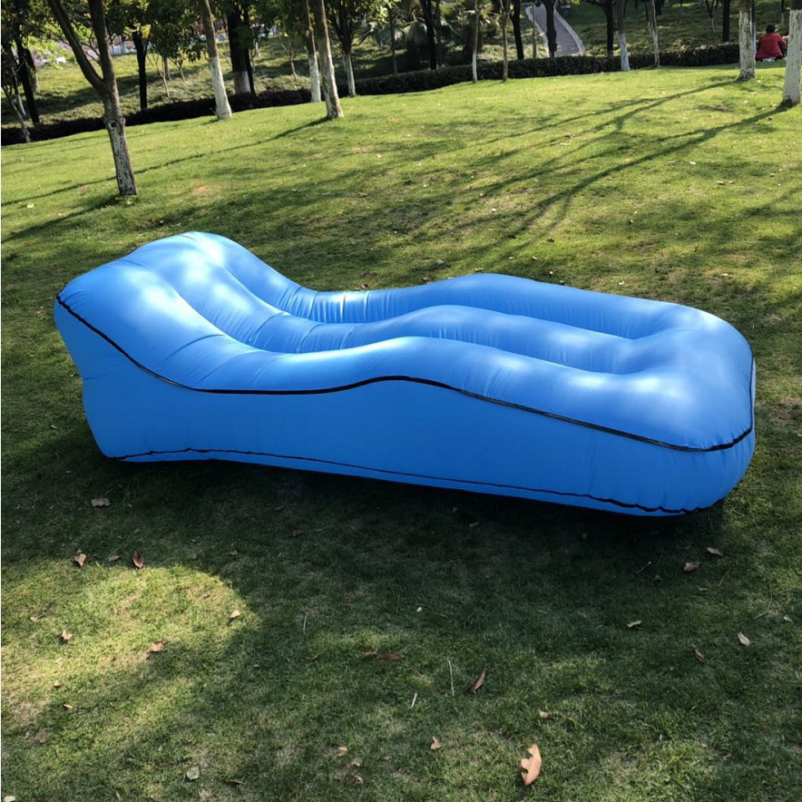 Manufacturers Supply Outdoor Lazy Inflatable Sofa Foldable Portable Air Inflatable Couch Lounge Sofa Bed