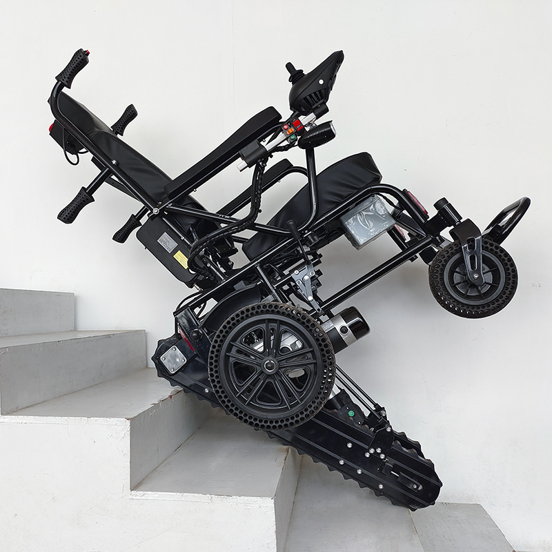 High Power Electric Stair Climbing Wheelchair For The Elderly