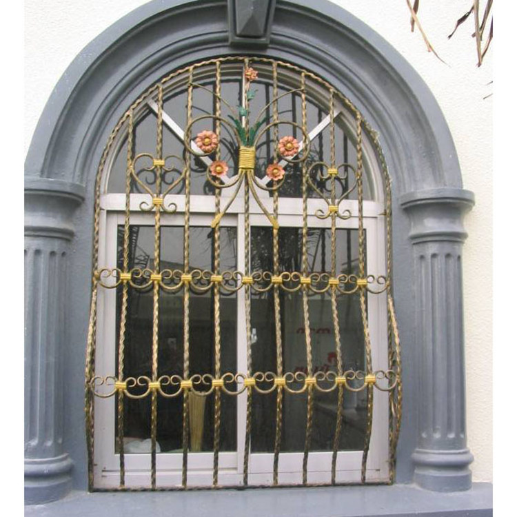 China year Hot Sale safety wrought iron  grill window designs