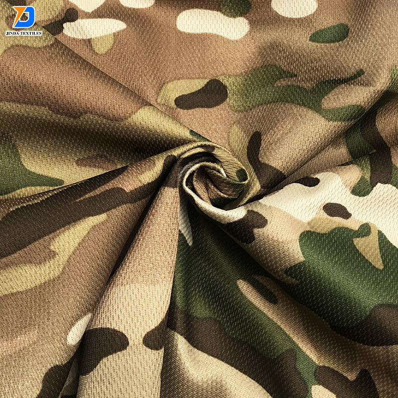 Jinda good quality outdoor uniform jacket desert stain pattern repellent ripstop twill camouflage security camouflage uniform