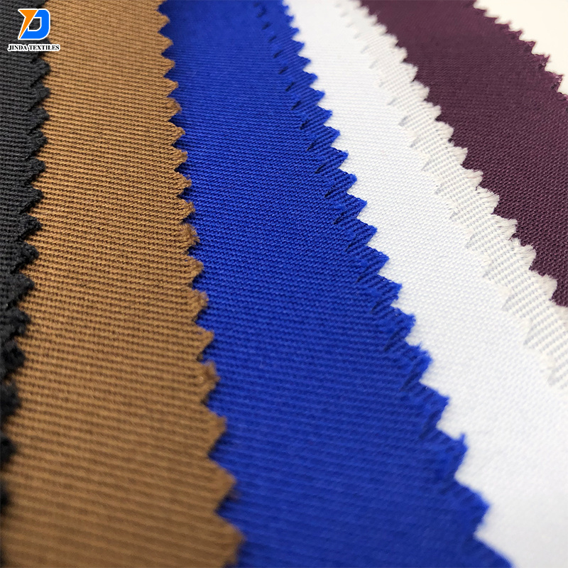 Jinda Textiles 100% Polyester gabardine and mini matt fabric twill textile fabrics for apron and restaurant waiter uniforms