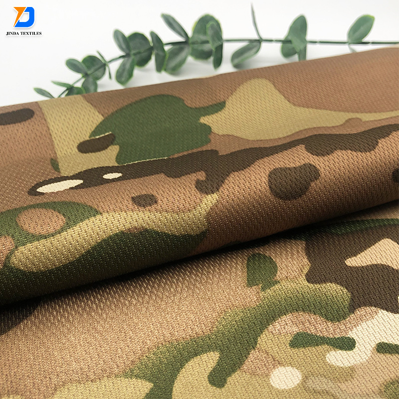 Jinda good quality outdoor uniform jacket desert stain pattern repellent ripstop twill camouflage security camouflage uniform