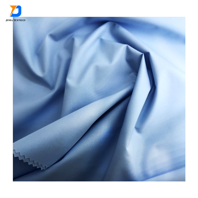 Jinda  high quality Twill Fabric roll twill  algodon  65/35 Fabric 65 Polyester 35 Cotton Workwear Uniform