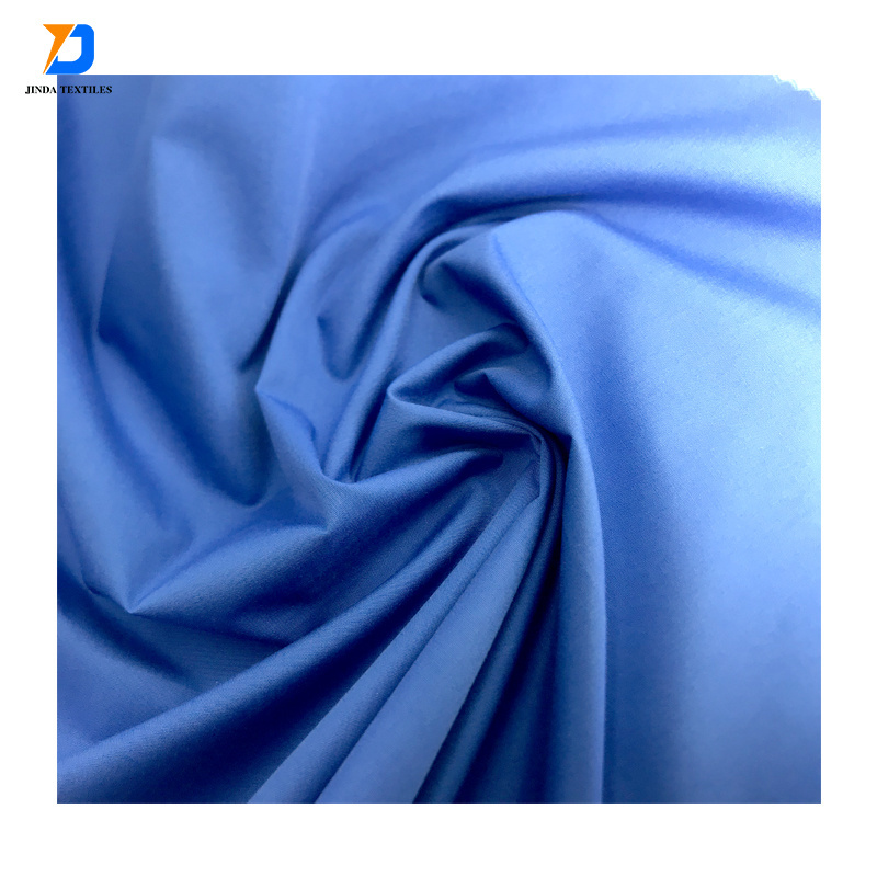 Jinda  high quality Twill Fabric roll twill  algodon  65/35 Fabric 65 Polyester 35 Cotton Workwear Uniform