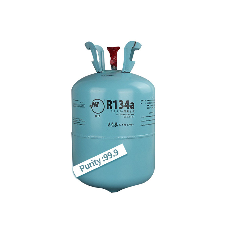 Gas Refillable Refrigerant Gas Cylinder Cylinder Refrigerant 99.9% Purity R134A Refrigerator Gas