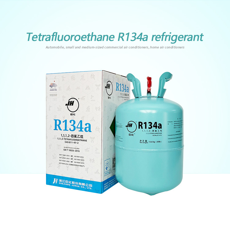 Gas Refillable Refrigerant Gas Cylinder Cylinder Refrigerant 99.9% Purity R134A Refrigerator Gas