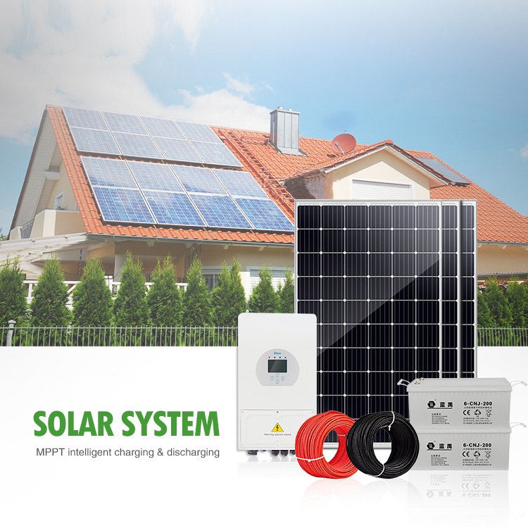 8000w Solar Panel Kit Power Generator 8kw Off Grid home commercial use industrial Solar Energy Systems