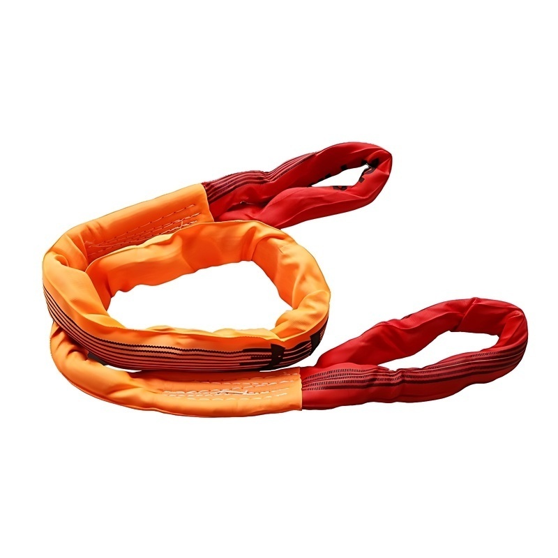 Wholesale Price Supply Sling 100% 1-12ton Polyester Round Crane Hoist Lift Sling Cheap Webbing Sling Belt